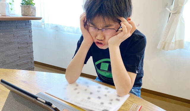 勉強が分からない中学生